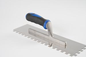 Outil de construction manuel pour cloisons sèches, truelle crantée en acier inoxydable pour plâtrage de béton, truelles à plâtre polies miroir - Product Image 6