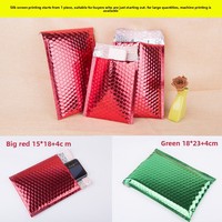 Enveloppes à bulles holographiques en gros, personnalisées, imprimées, brillantes, avec rembourrage laser, pour expédition