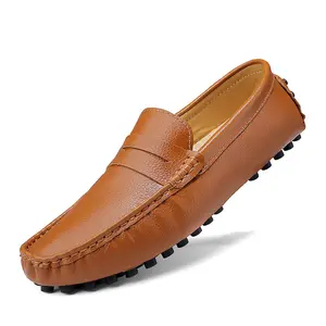High quality cowhide driving shoes, hot casual shoes, men's casual shoes, moccasins