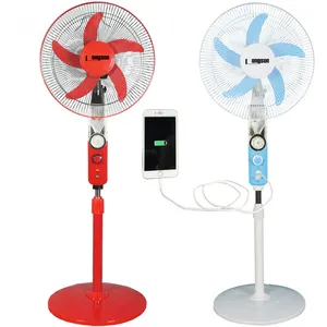 Eco Friendly Oscillating Solar, Power Stand Fan Home Appliances 18" Led Dc Stand Fan/