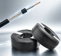 Cable Coaxial de Doble Trenzado con Protección Anti-Interferencia para Instalación de TV por Cable, Suministro de Fábrica