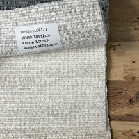 2025 Hot vente en gros moderne sectionnel canapé tissu 100% Polyester Textiles de maison salon meubles d'ameublement lin solide tissé