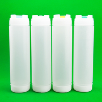 Bouteilles de sauce PE-BD personnalisé 16oz-20oz FIFO bouchon à vis rechargeable piment de soja presser les bouteilles de sauce en plastique chaud logo