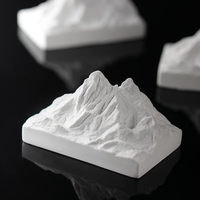 Diffuseur d'huiles essentielles rechargeable en forme de montagne enneigée des Alpes pour la décoration moderne de la maison