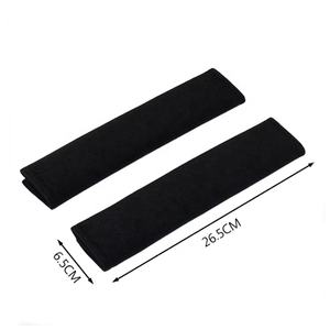 2 çift peluş nefes bebek emniyet kemeri yastık omuz pedi Set araba emniyet emniyet kemeri kapağı çocuklar için - Product Image 3