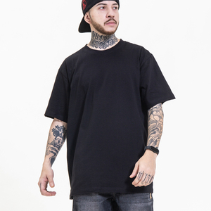 เสื้อยืดผ้าฝ้ายหนา250กรัมสำหรับผู้ชายผ้าถักแบบเรียบพิมพ์ลาย - Product Image 2