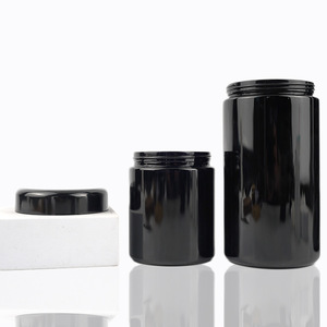 Venta al por mayor de frascos de vidrio cristalino opaco negro/púrpura oscuro de 5ml, 7ml, 9ml, con protección infantil, impresión UV, acabado brillante/mate para concentrados - Product Image 1