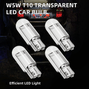 Lámpara LED Azul Transparente para Matrícula de Coche W5W 194 T10, Bombilla COB de 12V - Product Image 2