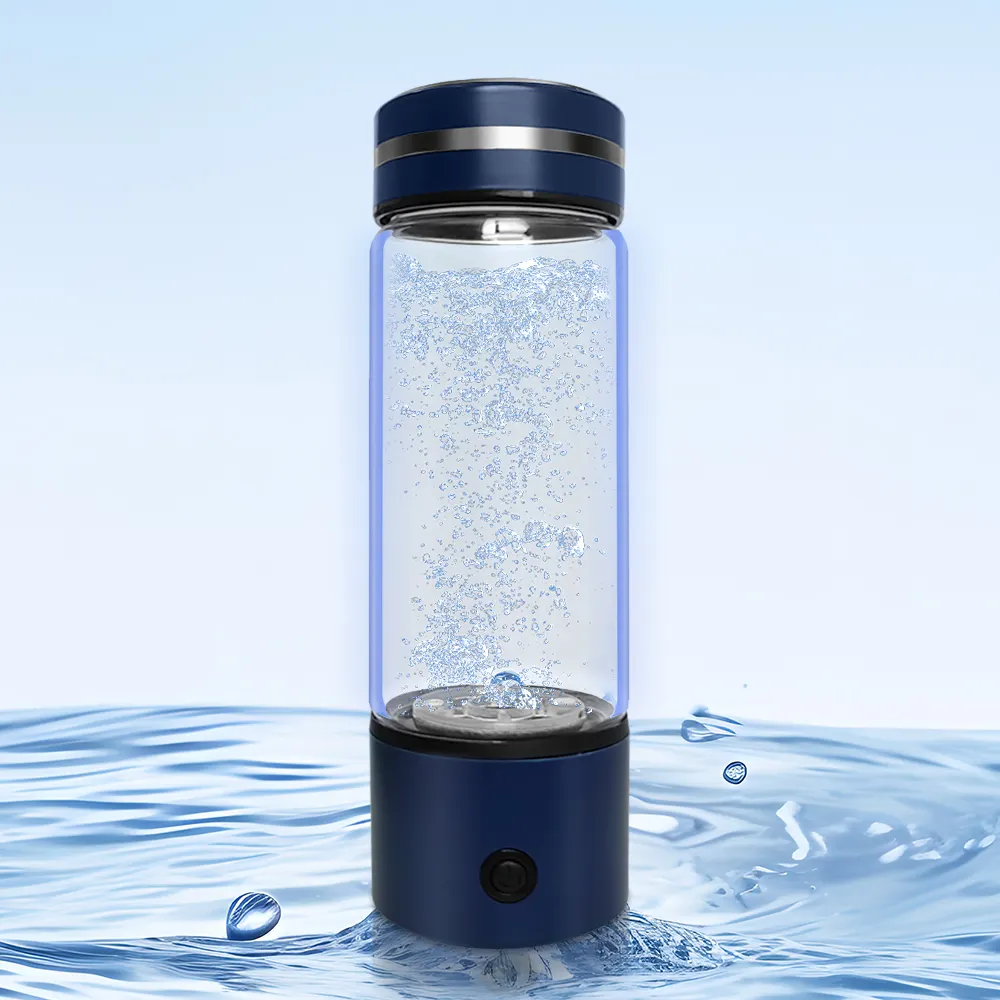 高濃度H2水発生器ステンレス鋼ガラス環境に優しい水素リッチ水ボトル