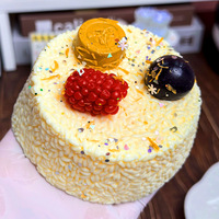 Jouet anti-stress en silicone souple en forme de gâteau crème-mousse, personnalisé, style TK, jouet comestible en forme de gâteau