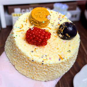 Cream-Mousse Cake Food Silicone Squishy Stress-Relieving Toy Custom-Made TK-Style Hit Edible-Toy Cake Food - Product Image 6