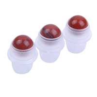 Flacon roll-on pour huiles essentielles naturelles, 5ml 10ml, avec bille en jade et bille en cristal, couleur dégradée, Catégorie de produit