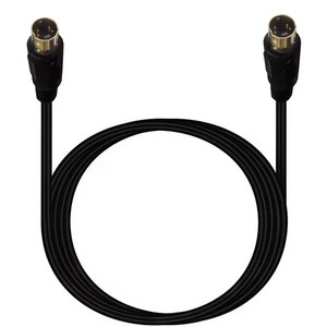 Câble vidéo mini DIN à quatre broches avec cœur en cuivre plaqué or, connexion TV AV, câble de connexion MD4P mâle vers femelle - Product Image 2