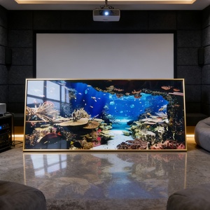 Peintures 3D personnalisées, nouvelle vente chaude, paysage sous-marin, cadre en aluminium, peinture en porcelaine cristalline, décoration murale, art - Product Image 6