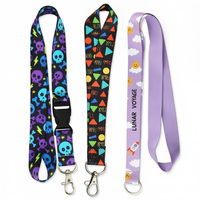 Lanières personnalisées en nylon et polyester, porte-clés imprimé, sangle de cou, médaille, porte-carte sublimé avec logo personnalisé