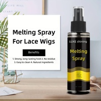 Spray adhésif invisible à séchage rapide pour perruques, avec brillance, pour perruques transfrontalières