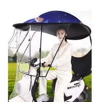 Parapluie Scooter haute qualité mental U-tube dur déflecteur fabrique en gros acier inoxydable fenêtre poussoir parapluie moto