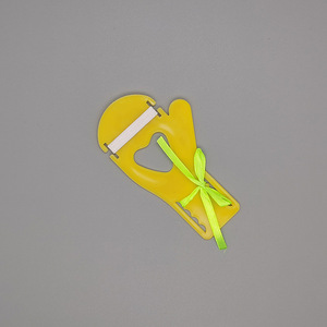 Sangle de poignet pour perfusion intraveineuse pour enfants Hongyuan, 145 mm, épaisseur 3 mm, en forme de paume avec ruban, usage hospitalier, vert, jaune, rose rouge - Product Image 3