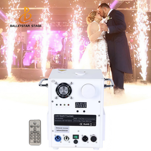 Weiße Kaltfunkeneffektmaschine 650W mit drei Motoren für Indoor- und Outdoor-Partys sowie DJs - Product Image 4