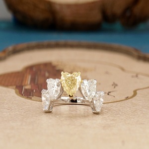 14K Gold Lab Grown <b>Diamond</b> <b>Ring</b> for Women Fashion Synthetic <b>Diamond</b> <b>Ring</b> Fine Jewelry Engagement Wedding Gift Jewelry - Product Image 1