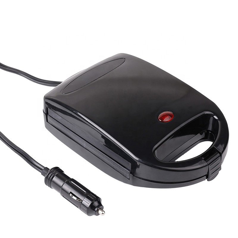 12 В постоянного тока, портативная мини-сэндвич-машина, мини-тостер, жаропрочная машина для сыра с антипригарной кухонной тарелкой