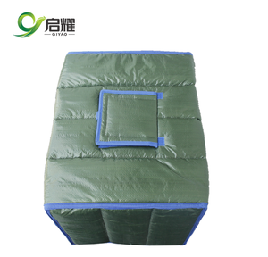 Cubierta IBC de tela tejida con película de aluminio recubierta personalizada de primera calidad, cubierta de barril aislada forrada de algodón y poliéster para almacenamiento de productos químicos - Product Image 3