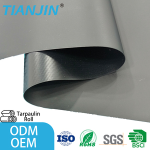 고품질 헤비 듀티 폴리에스터 원단 방수포 PVC 코팅 방수포 (팽창식 보트 재료용) - Product Image 1