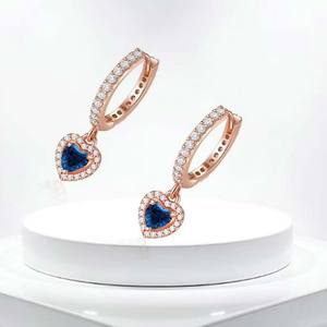 <span class=keywords><strong>Pendientes</strong></span> <span class=keywords><strong>de</strong></span> Plata <span class=keywords><strong>de</strong></span> Ley 925 con Circonitas Azules y Rojas, Estilo Moderno, para Mujer, Originales, para Regalo <span class=keywords><strong>de</strong></span> Boda, Compromiso o Fiesta - Product Image 5