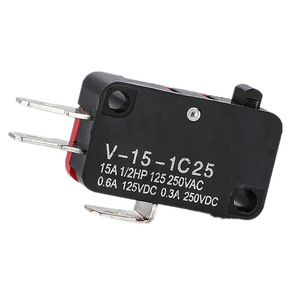 Micro-interrupteur V-15-1C25 15A 125VAC 250VDC, interrupteur de fin de course anti-poussière pour usage industriel - Product Image 3