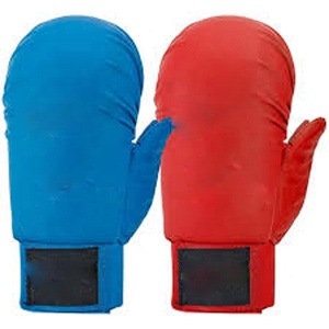 Guantes de Karate de cuero Artificial aprobados por la WKF para hombres/mujeres para entrenamiento de boxeo y estilos de artes marciales de Taekwondo de Judo - Product Image 6