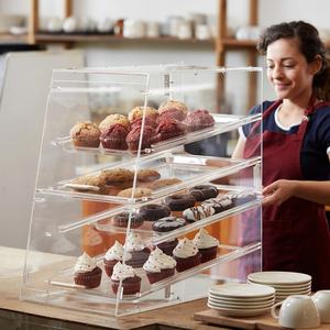 <span class=keywords><strong>Vitrina</strong></span> de Pastelería Autoservicio, <span class=keywords><strong>Vitrina</strong></span> de Panadería de 5 Estantes con Puerta Corredera - Product Image 4