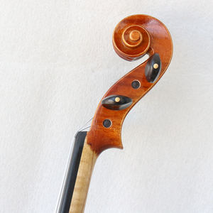 Meist verkaufte hochwertige Wintergarten hand gefertigte Fichte Gesicht Violine Professional Flame Maple Ebenholz Inlay OEM High End Violine - Product Image 3