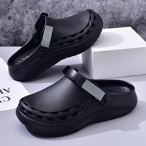 Hoge Kwaliteit Mannen Eenvoudige Stijl Tuinschoenen Outdoor Casual Slippers Klompen Voor Mannen Eva Binnenzool Sandalen - Product Image 5