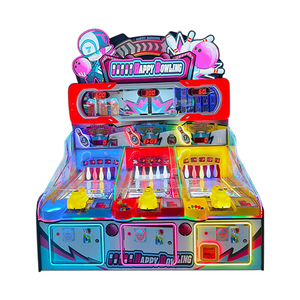 Mejor venta de videojuegos a gran escala Arcade Shopping <span class=keywords><strong>Mall</strong></span> the <span class=keywords><strong>Happy</strong></span> Family Bowling Club Máquina de juegos que funciona con monedas Máquina de juegos Arcade - Product Image 1