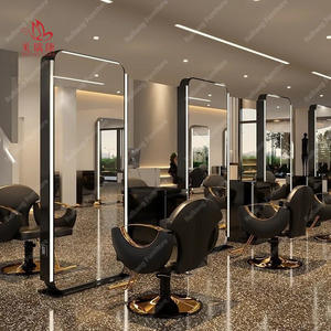 Espejo de Salón de Belleza Led para Maquillaje y Peluquería, de Cuerpo Entero, Grande, Dorado, para Pared, Mueble de Barbería, Estilismo, Personalizado y de Gran Venta - Product Image 4
