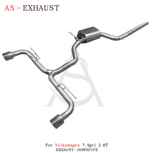 Système d'échappement Catback en alliage Valvetronic pour Volkswagen <span class=keywords><strong>Golf</strong></span> <span class=keywords><strong>GTI</strong></span> MK7 MK7.5 EA888 2.0T 2014+ <span class=keywords><strong>Performance</strong></span> System - Product Image 2