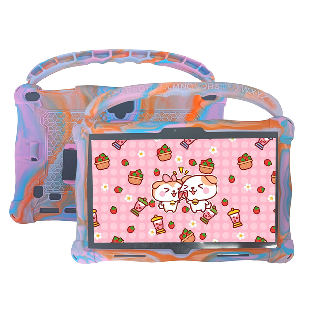 10 Inch Kids Tablet Pc with case Android 15 Android Tablet HD Touch Screen Tablet PC for Kids