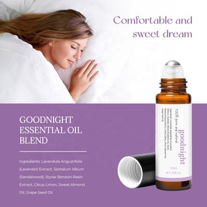 Ätherisches Öl Set Entspannend, gute Nacht, Ausgleich, Aromatherapie-Roll-On-Mischung für Massage, Hautpflege Entspannendes Duft geschenk - Product Image 2