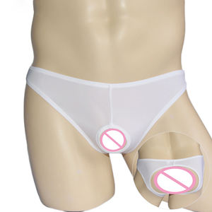 Новый стиль, дизайнерские мужские сексуальные трусы для геев, горячее Открытое сексуальное мужское нижнее белье, прозрачные сексуальные трусы для молодых мужчин - Product Image 5