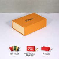 Boîte pliable en carton gris magnétique haut de gamme personnalisée |   Emballage écologique avec revêtement UV et gaufrage pour aliments, vêtements, cadeaux, Noël