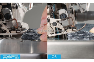 Máquina de Coser Overlock Jack C6 de 4, 5 y 6 Hilos, Máquina de Coser Industrial Computarizada con Ajuste Automático de Grosor - Product Image 6