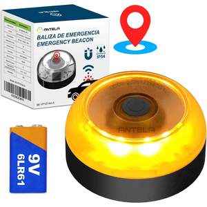 Nuova Luce di Emergenza per Auto Antela V16, Dimensioni Compatte 8,5 Cm con Base per Installazione Universale Frontale, Retrofit/Aggiornamento - Product Image 2