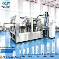Nouvelle ligne de production de machines d'embouteillage automatique d'eau minérale de haute précision pour les projets de petites usines de remplissage d'eau en bouteille