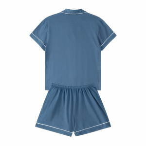 FUNG 6056 <span class=keywords><strong>Pigiama</strong></span> da <span class=keywords><strong>Donna</strong></span> 100% Cotone con Ciabatte in <span class=keywords><strong>Peluche</strong></span> Abbinate, Set Corto per Dormire - Product Image 1