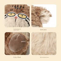 Peluche chat Pallass mignon et original, figurine créative charmante, oreiller câlin parfait, petite poupée pour l'heure du coucher ; Cadeau d'anniversaire idéal