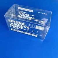 Boîte d'emballage en plastique PVC PET transparente écologique, conçue sur mesure, petite, pliable, jetable, pour cosmétiques, rectangulaire, carrée