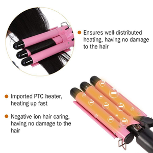 Prodotti di tendenza 2022 nuovi arrivi hit seller magic hair bigodini curls styling kit pink hair waver bigodino - Product Image 6