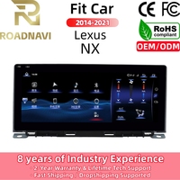 Sistema de Navegación Android Estéreo HD de Doble Sistema RoadNavi para Lexus NX 2014-2021, Reproductor Multimedia de Video, Carplay Inalámbrico, GPS
