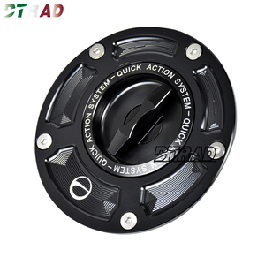 DTRAD สำหรับ <span class=keywords><strong>CBR</strong></span> 650R/650F/<span class=keywords><strong>500F</strong></span>/500R/150R/250R/VFR800X ฝาถังน้ำมันเชื้อเพลิงแบบไม่ใช้กุญแจพร้อมสกรูอลูมิเนียมซีเอ็นซี ควิก รีลีส - Product Image 6