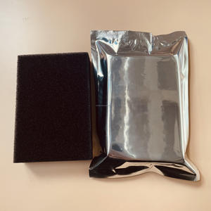 Consumibles de grado médico de 50PPI, apósito de espuma negra de espuma <span class=keywords><strong>PU</strong></span> sin paquete para dispositivo de terapia de heridas con presión negativa - Product Image 6